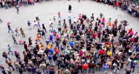 Gangnam Style Flashmob auf dem Grazer Hauptplatz